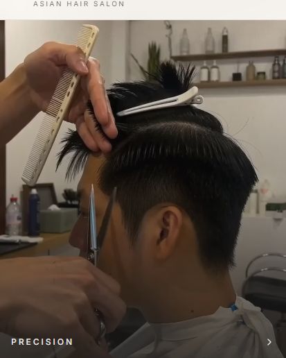 Precision cutting in progress